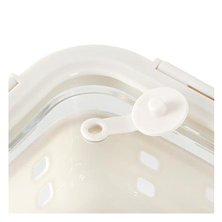 กล่องอาหารแก้ว KECH PEARLA 0.32 ลิตร สีครีม_4