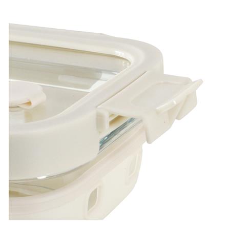 กล่องอาหารแก้ว KECH PEARLA 0.37 ลิตร สีครีม_5