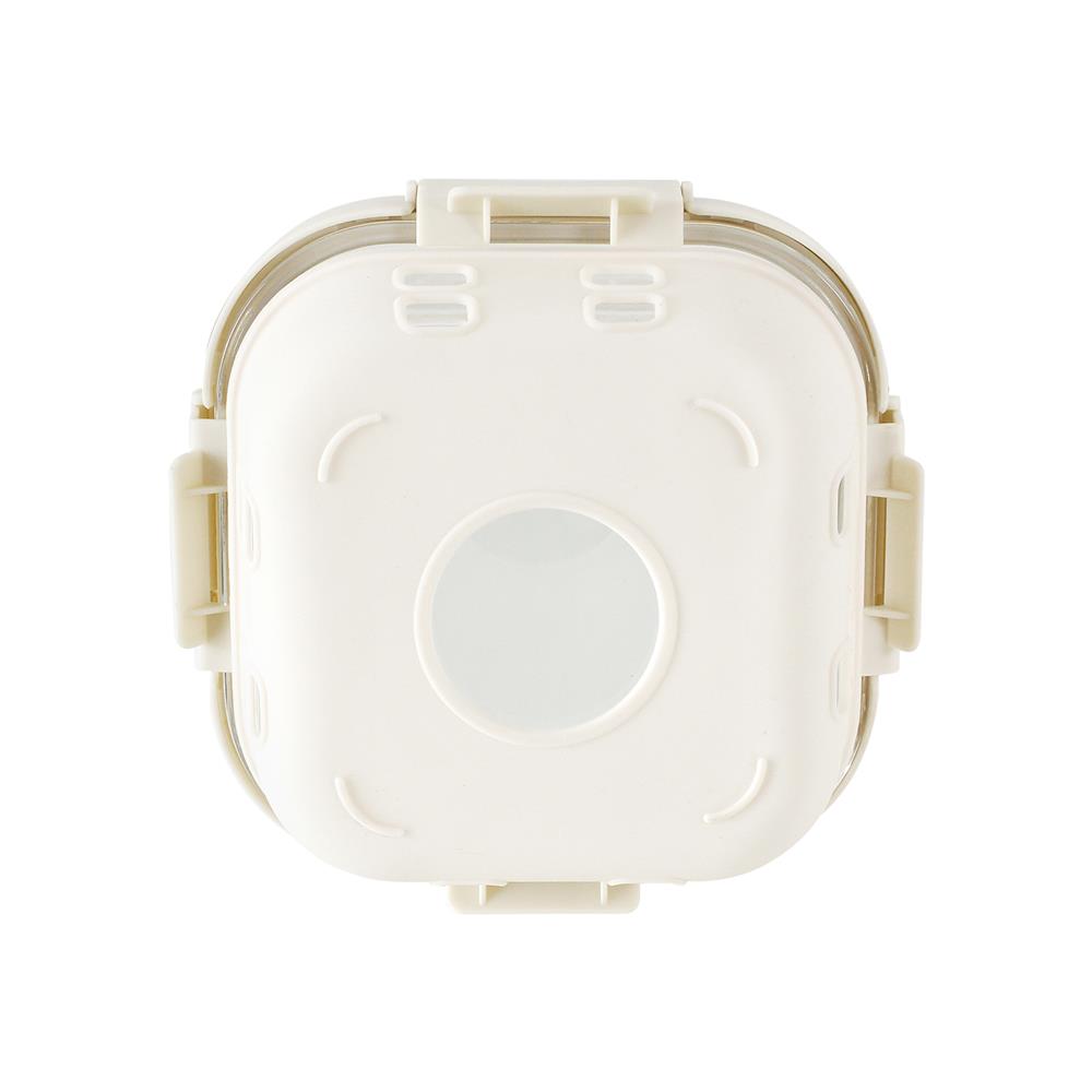 กล่องอาหารแก้ว KECH PEARLA 0.8 ลิตร สีครีม