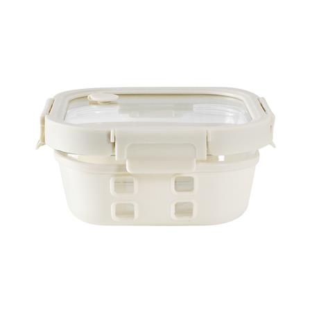 กล่องอาหารแก้ว KECH PEARLA 0.8 ลิตร สีครีม_1