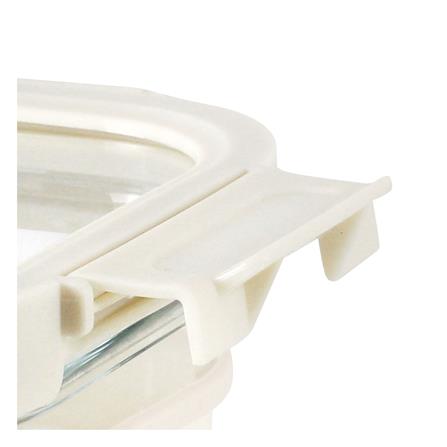 กล่องอาหารแก้ว KECH PEARLA 0.8 ลิตร สีครีม_5