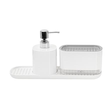 กล่องวางฟองน้ำพร้อมกดน้ำยาและขวดใส่น้ำยา ACCO 500 มล. สีขาว_2