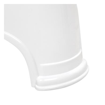 เก้าอี้เหลี่ยมเตี้ย PLIM 20x29x15 ซม. สีขาว_3