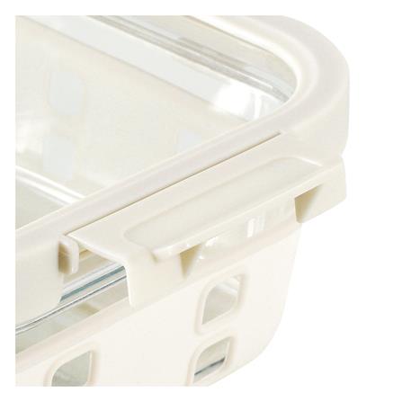 กล่องอาหารแก้ว KECH PEARLA 1.05 ลิตร สีครีม_5