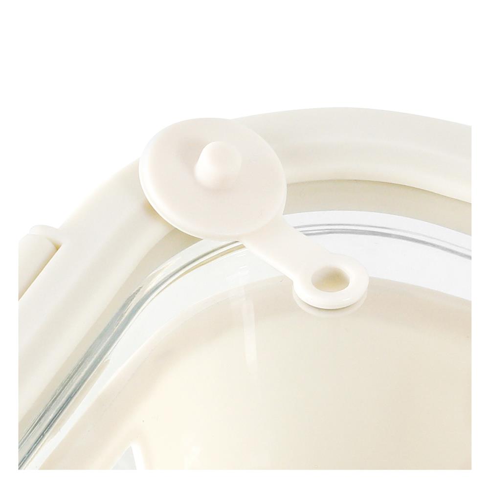 กล่องอาหารแก้ว KECH PEARLA 0.52 ลิตร สีครีม