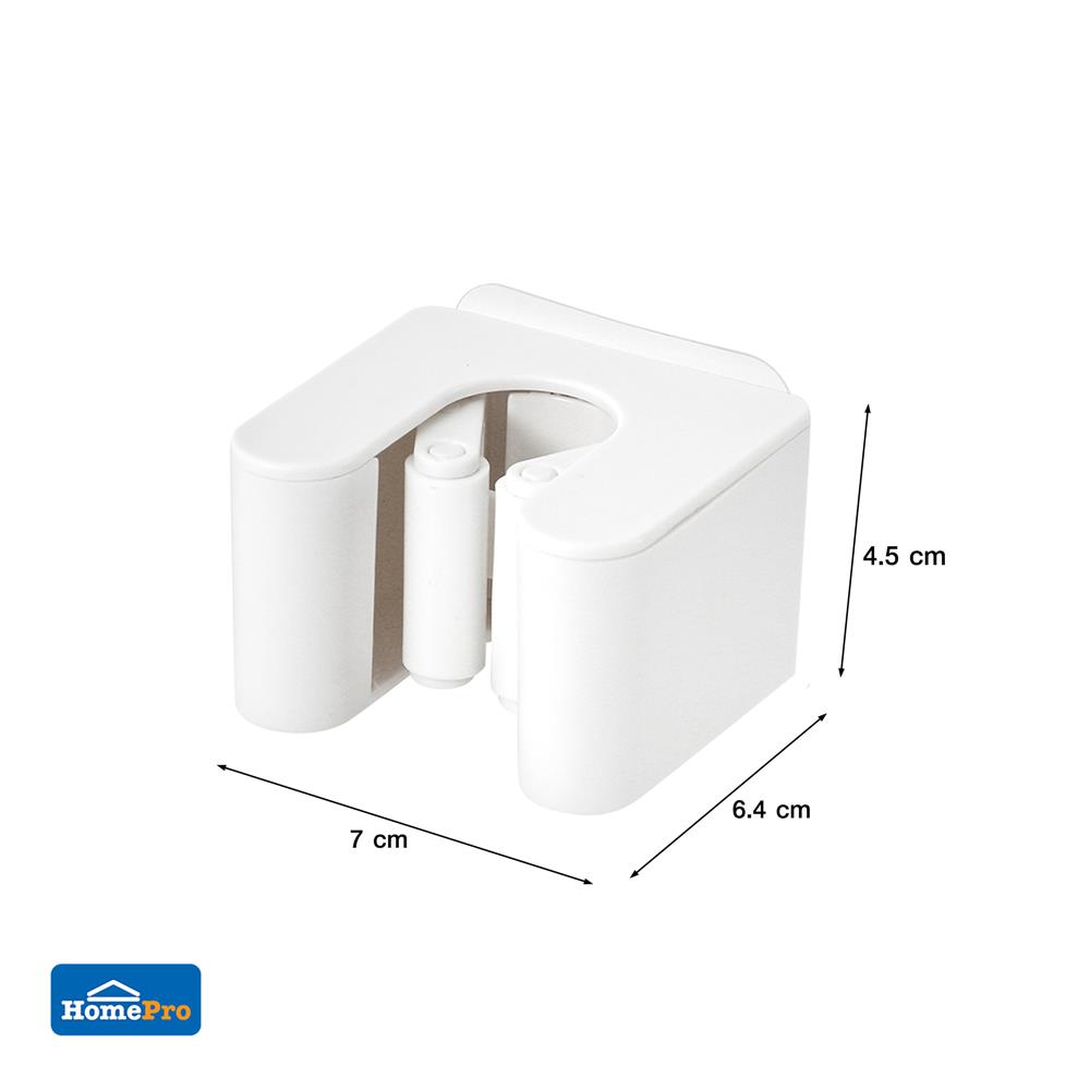 ที่เก็บอุปกรณ์ทำความสะอาดแบบติดผนังเดี่ยว ACCO NAMI แพ็ก 2 ชิ้น สีขาว