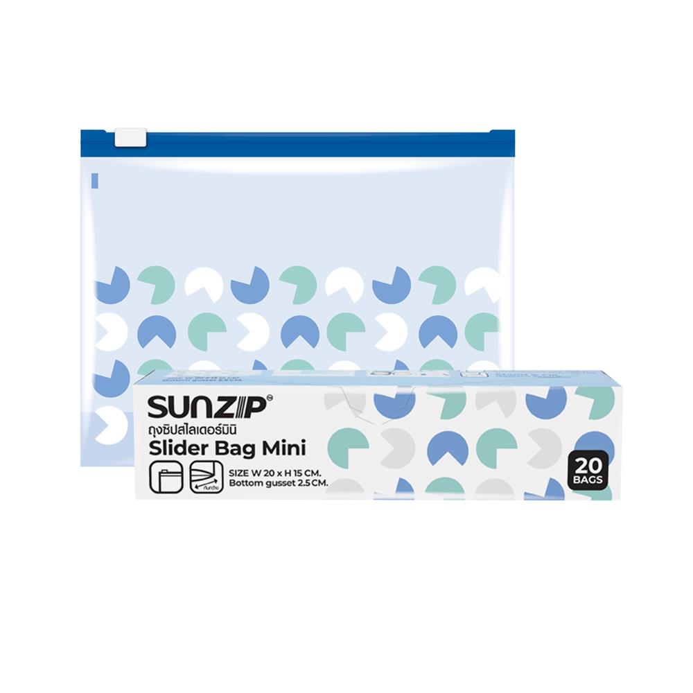 ถุงซิป SUNZIP SLIDER 20x15 ซม. 20 ใบ