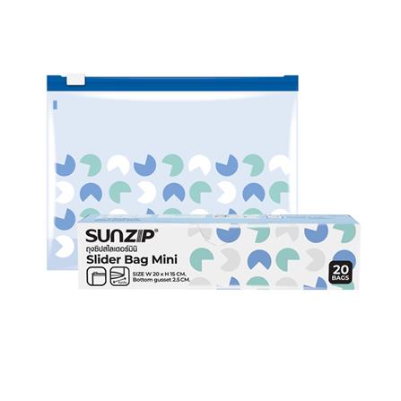 ถุงซิป SUNZIP SLIDER 20x15 ซม. 20 ใบ_0