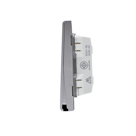 ชุดสวิตซ์ 1 ทาง 2 ช่อง SAHN D021-SL สีเงิน_3