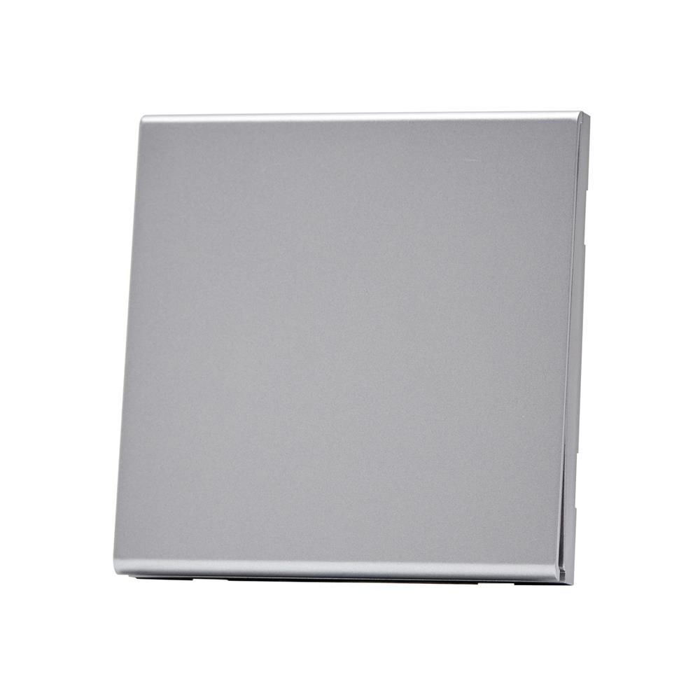 ชุดสวิตซ์ 3 ทาง 1 ช่อง SAHN D013-SL สีเงิน