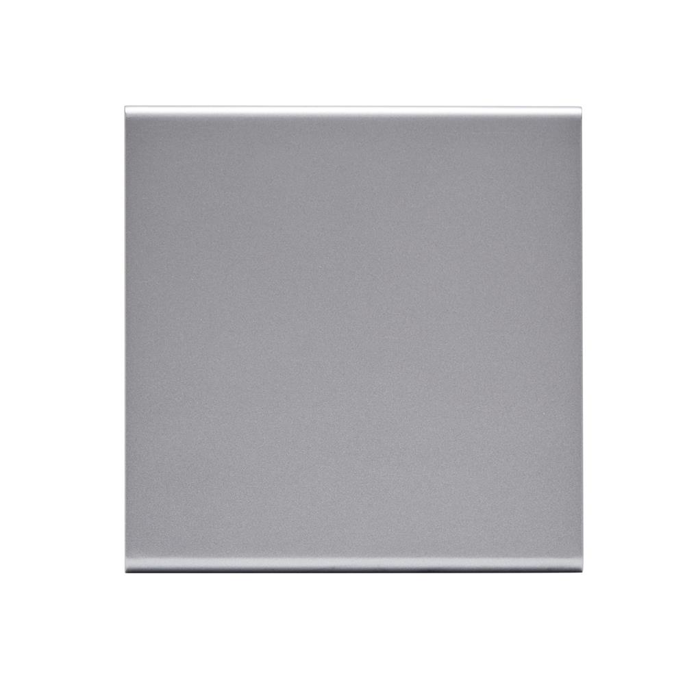 ชุดสวิตซ์ 1 ทาง 1 ช่อง SAHN D011-SL สีเงิน_0