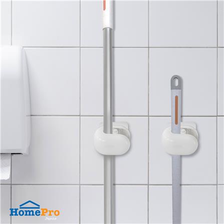 ที่เก็บอุปกรณ์ทำความสะอาดแบบติดผนังเดี่ยวกลม ACCO CORDY แพ็ก 2 ชิ้น สีขาว_3