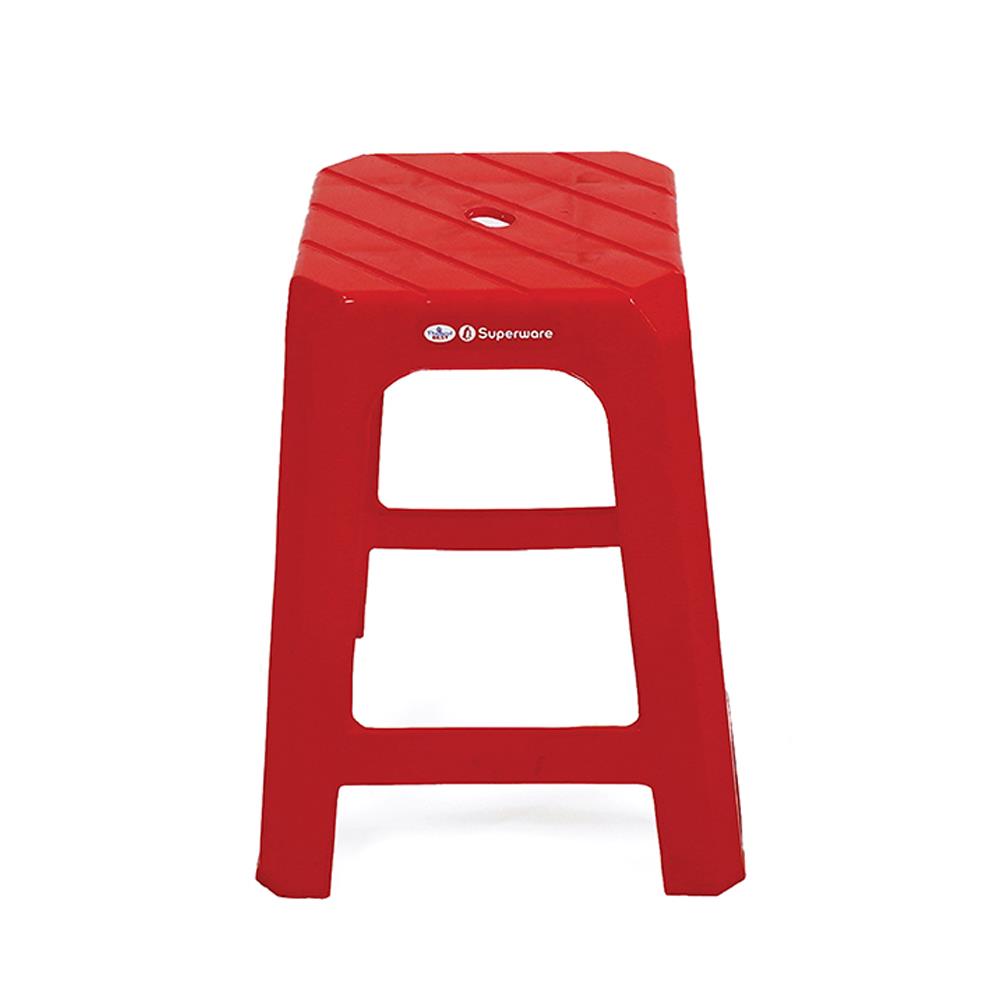 เก้าอี้พลาสติก SUPERWARE CH-37 สีแดง