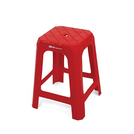 เก้าอี้พลาสติก SUPERWARE CH-37 สีแดง