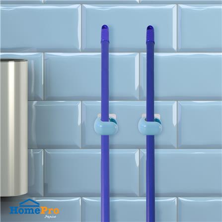 ที่เก็บอุปกรณ์ทำความสะอาดแบบติดผนังเดี่ยวกลม ACCO CORDY แพ็ก 2 ชิ้น สีฟ้า_4