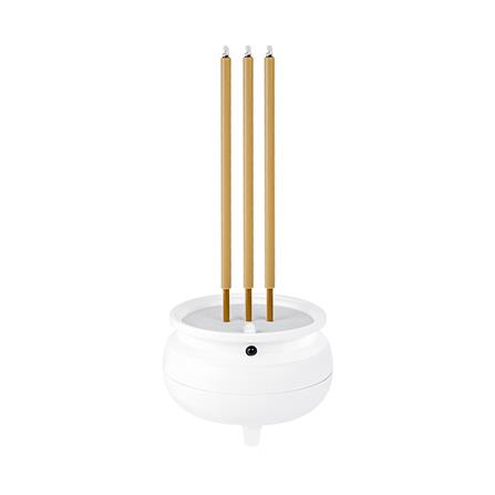 ธูปไฟฟ้า LED 3 ดอก CLAIRE 0.3 วัตต์ WARM WHITE 22 ซม. สีขาว_1