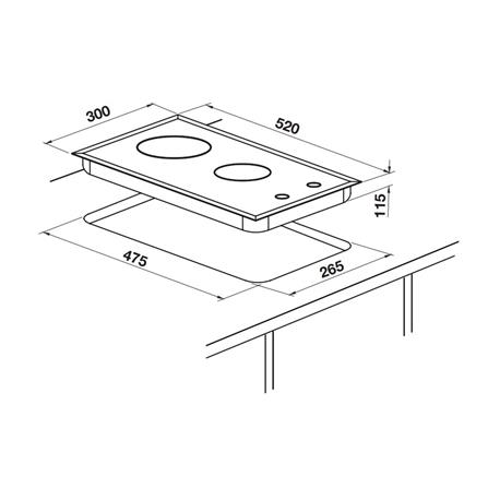 เตาฝังแก๊ส HAFELE MELLOW TA1 30 ซม._6