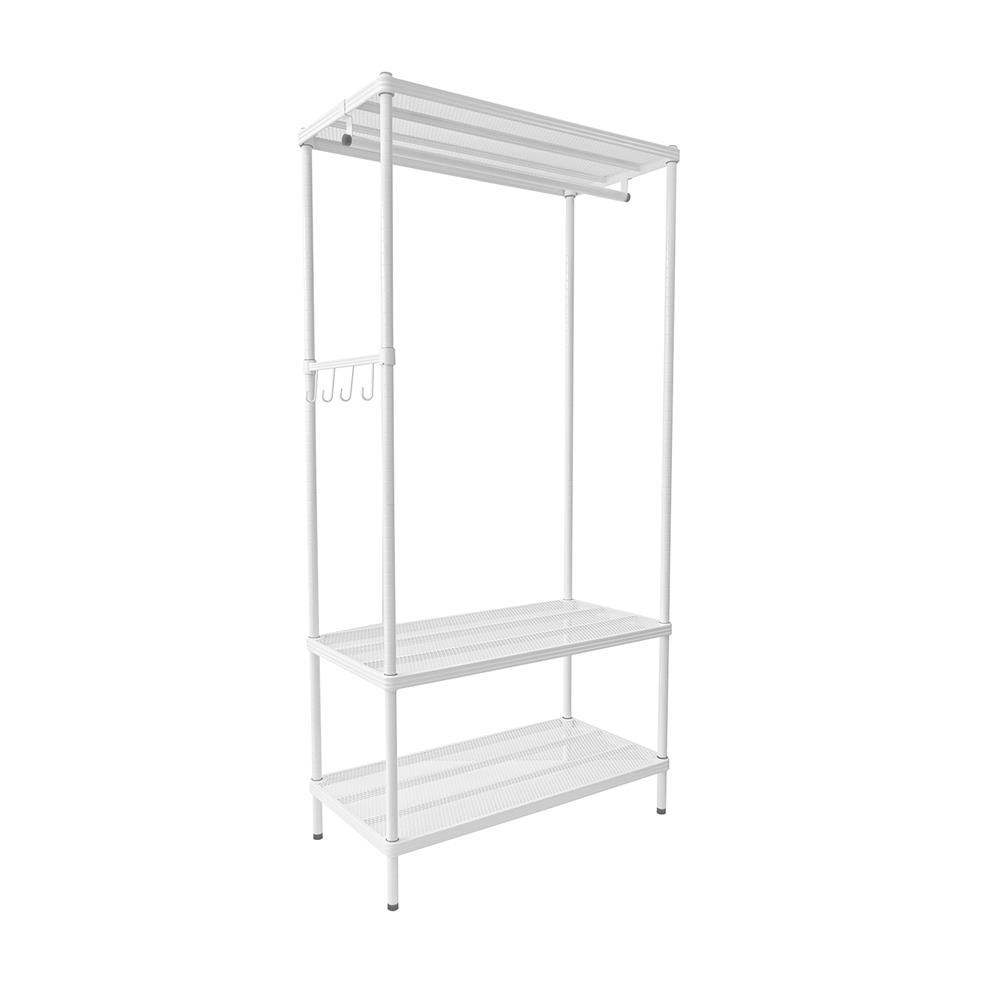 ตู้เสื้อผ้าราวแขวน PLIM MS-HOOK 90 ซม. สีขาว