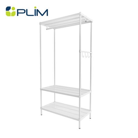 ตู้เสื้อผ้าราวแขวน PLIM MS-HOOK 90 ซม. สีขาว_0