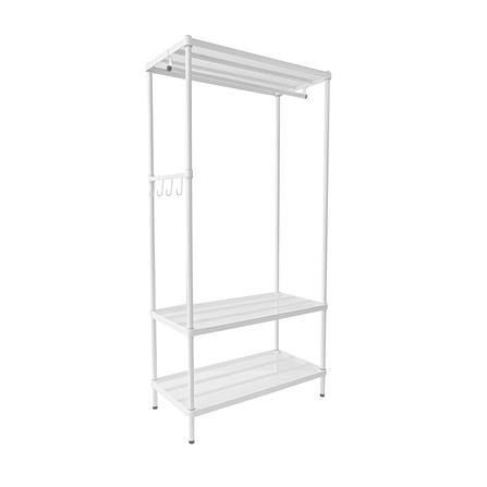 ตู้เสื้อผ้าราวแขวน PLIM MS-HOOK 90 ซม. สีขาว_2