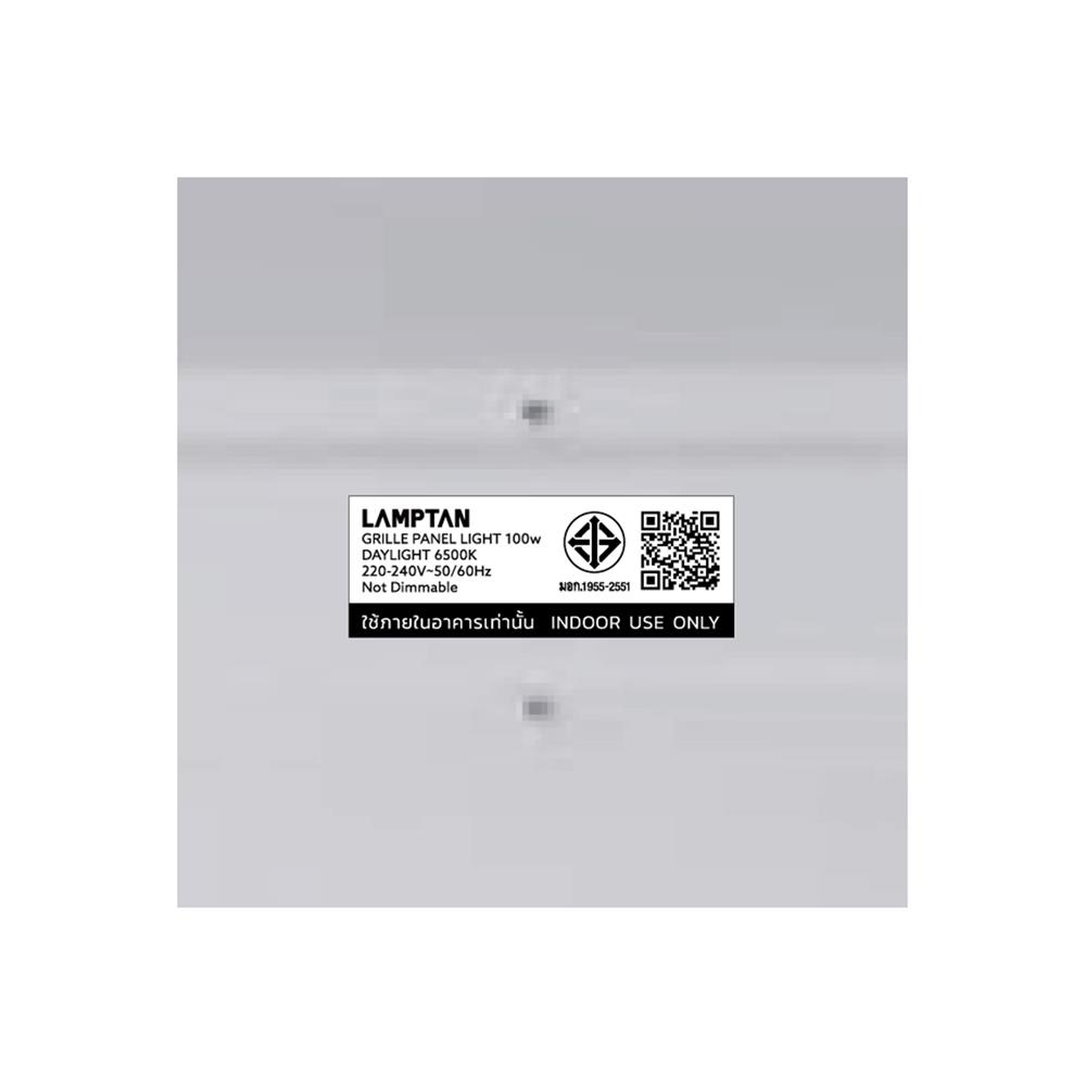 โคมฝังฝ้า LED LAMPTAN SPREAD 100 วัตต์ 30X120 ซม. DAYLIGHT