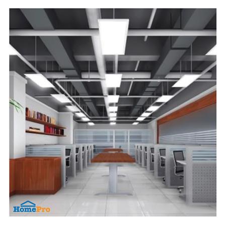 โคมฝังฝ้า LED LAMPTAN SPREAD 100 วัตต์ 30X120 ซม. DAYLIGHT_3