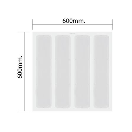 โคมฝังฝ้า LED LAMPTAN SPREAD 100 วัตต์ 60X60 ซม. DAYLIGHT_4