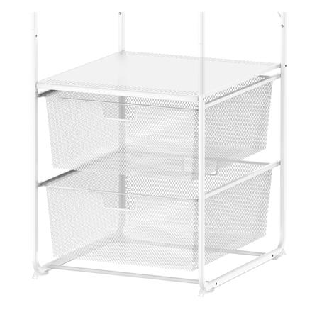 โครงตู้ราวแขวน 2 ตะกร้า PLIM COCO 45.3 ซม._1