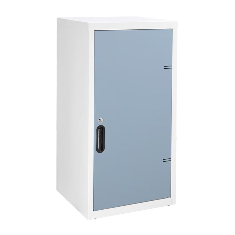 ตู้เหล็กบานเปิดทึบ KIOSK UDB-1 สีขาว/เทาอ่อน