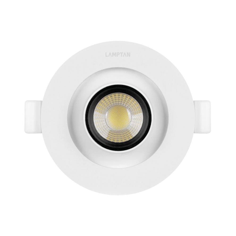 ดาวน์ไลท์ LED LAMPTAN SPOT SCOPE 3.5 นิ้ว 6 วัตต์ DAYLIGHT/COOL WHITE/WARM WHITE สีขาว