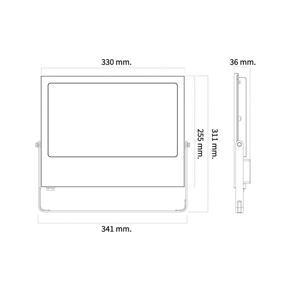 สปอตไลท์ภายนอก LED SHINING S-FD 200 วัตต์ DAYLIGHT