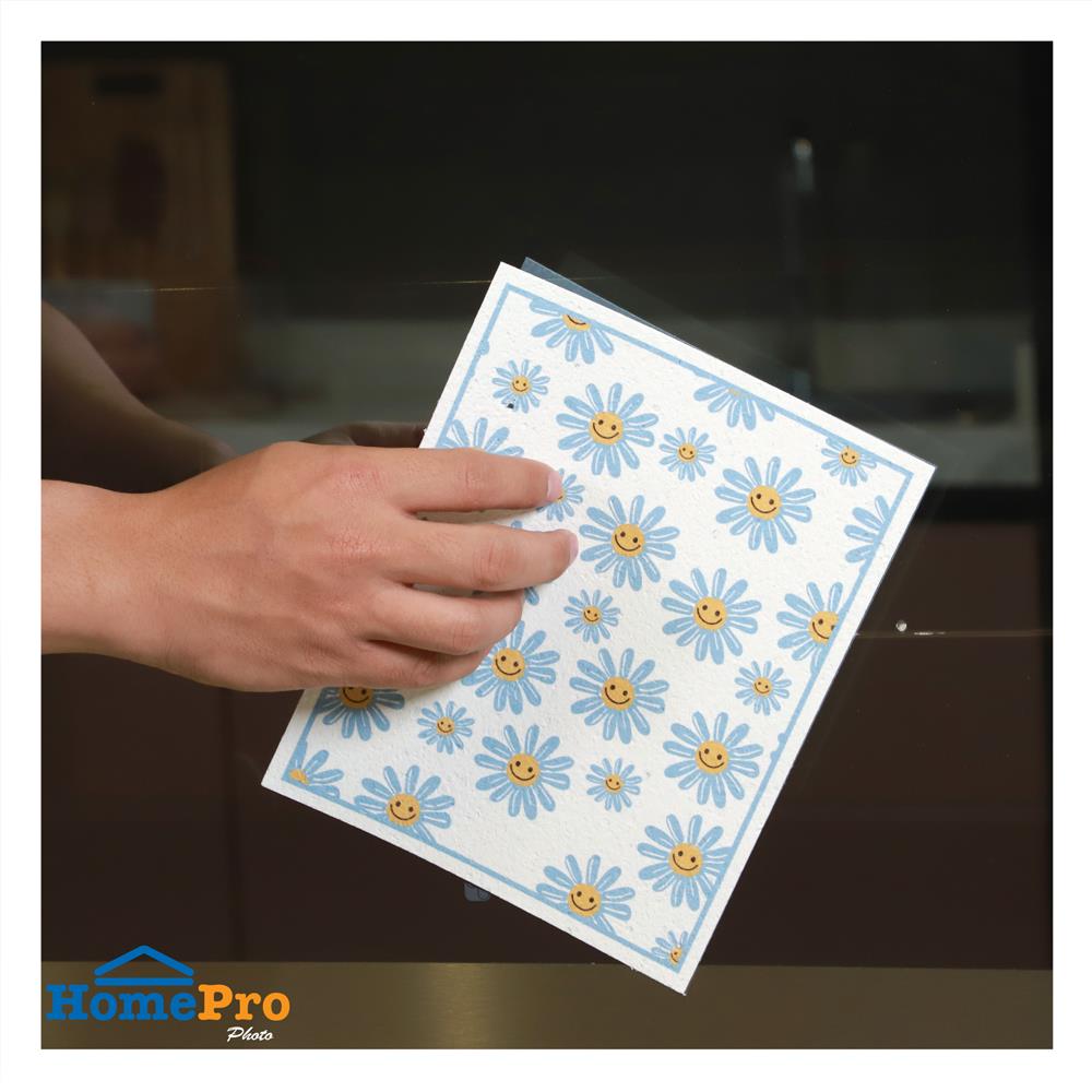 ฟองน้ำเยื่อไม้เหลี่ยม ACCO NATURAL 17x21ซม. แพ็ก 3 ชิ้น