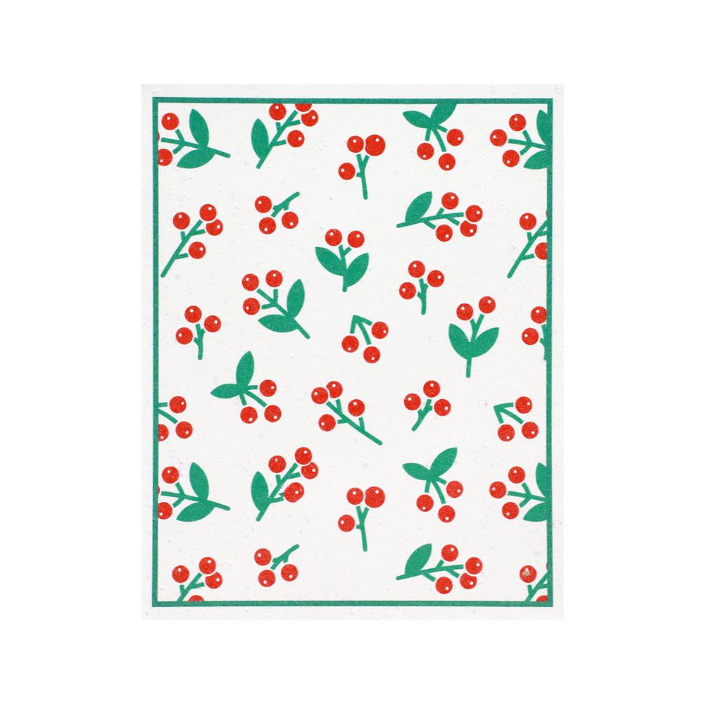 ฟองน้ำเยื่อไม้เหลี่ยม ACCO FRUITY 17x21ซม. แพ็ก 3 ชิ้น