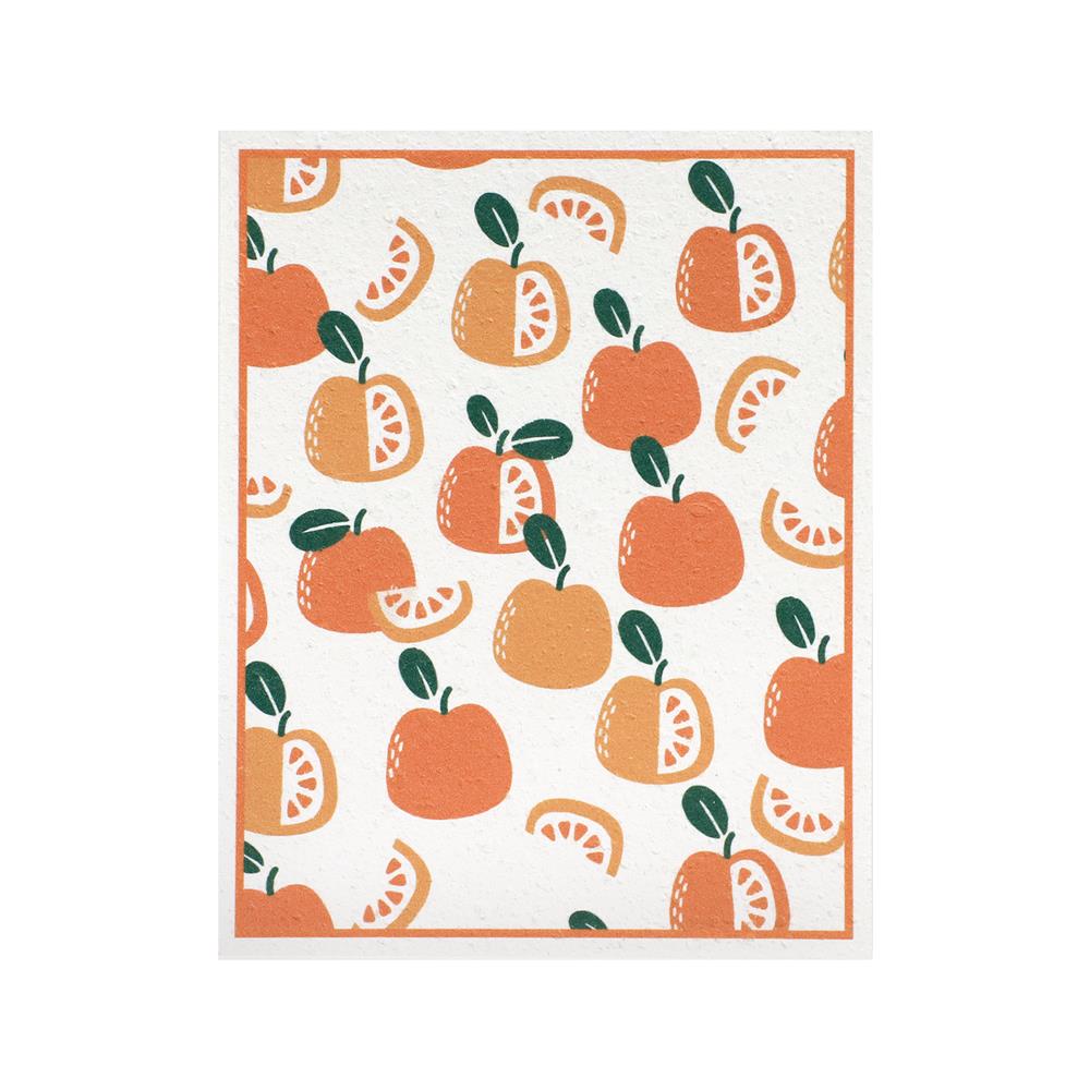 ฟองน้ำเยื่อไม้เหลี่ยม ACCO FRUITY 17x21ซม. แพ็ก 3 ชิ้น