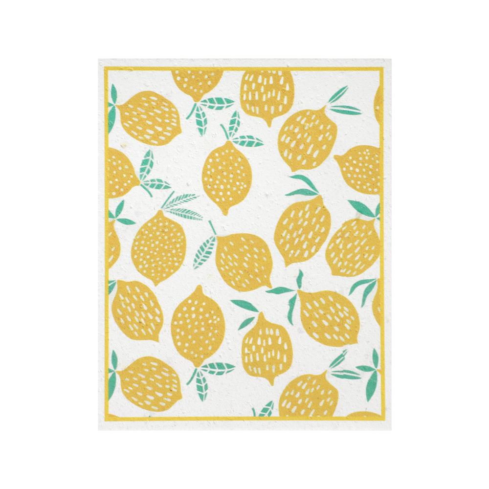 ฟองน้ำเยื่อไม้เหลี่ยม ACCO FRUITY 17x21ซม. แพ็ก 3 ชิ้น