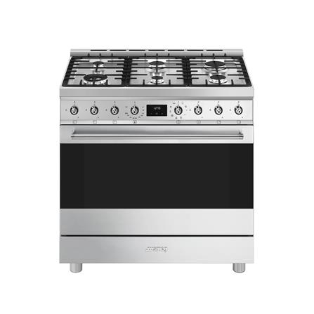 เตาปรุงอาหารแก๊ส SMEG C9GMX2 สีเงิน_0