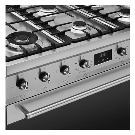 เตาปรุงอาหารแก๊ส SMEG C9GMX2 สีเงิน_2