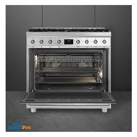 เตาปรุงอาหารแก๊ส SMEG C9GMX2 สีเงิน_4