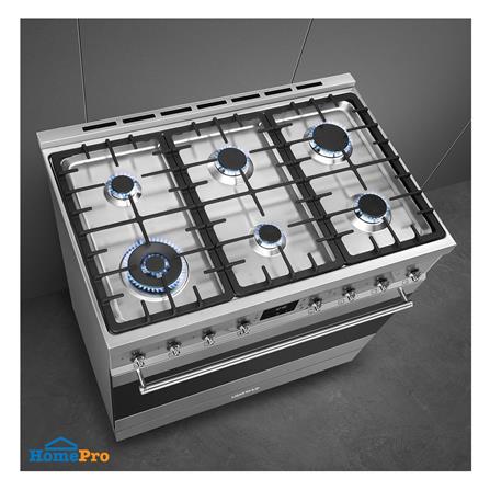 เตาปรุงอาหารแก๊ส SMEG C9GMX2 สีเงิน_5