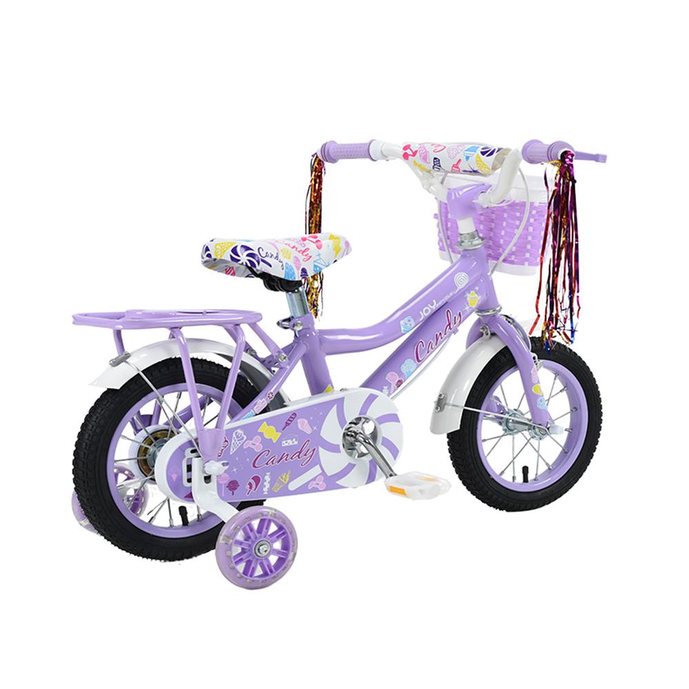 จักรยานเด็ก 12 นิ้ว JOY BICYCLE CANDY สีม่วง