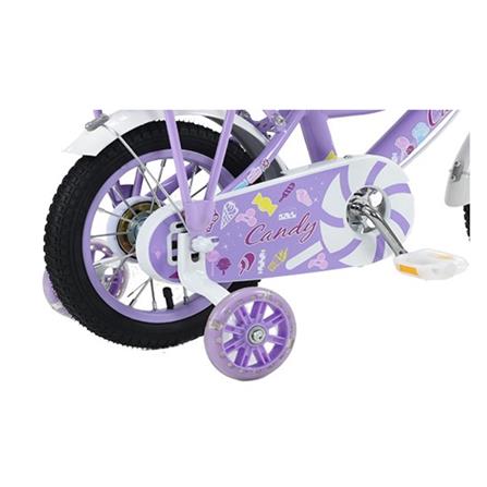 จักรยานเด็ก 12 นิ้ว JOY BICYCLE CANDY สีม่วง_7