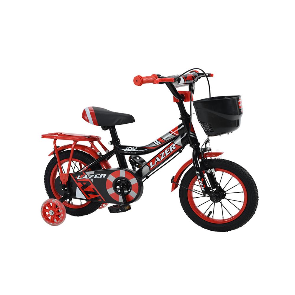 จักรยานเด็ก 12 นิ้ว JOY BICYCLE LAZER สีแดง