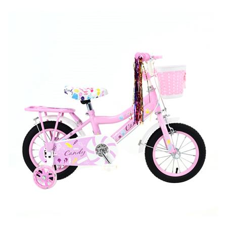 จักรยานเด็ก 12 นิ้ว JOY BICYCLE CANDY สีชมพู