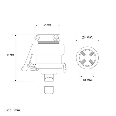 หัวต่อสายน้ำทิ้งเครื่องซักผ้า DONMARK GL-9209_2