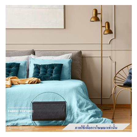 ผ้าปูที่นอน 6.5 ฟุต BED CLIP MICROTEX สี BLUE_0