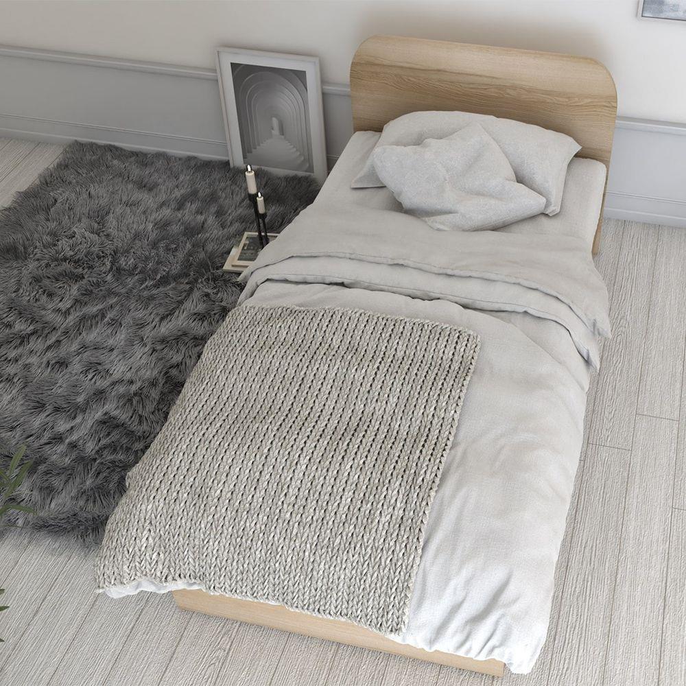 เตียง 3.5 ฟุต KONCEPT EMBRACE&nbsp;19225464 สีลินด์เบิร์ก/ขาว