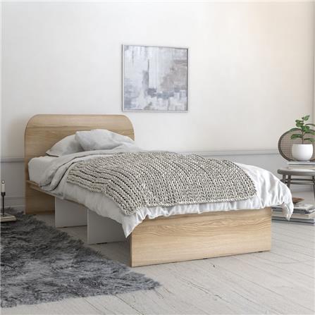 เตียง 3.5 ฟุต KONCEPT EMBRACE 19225464 สีลินด์เบิร์ก/ขาว_2