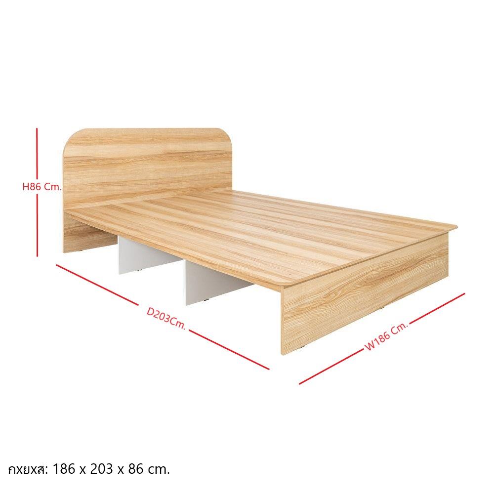 เตียง 6 ฟุต KONCEPT EMBRACE 19225466 สีลินด์เบิร์ก/ขาว