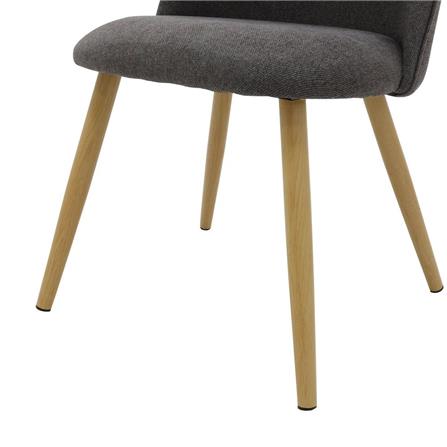 เก้าอี้ห้องอาหาร KONCEPT JODEEN 19224306 สีเทาเข้ม_4