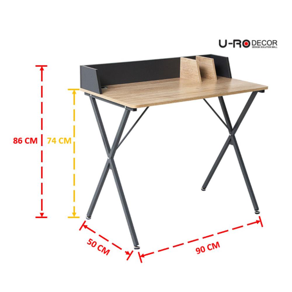 โต๊ะทำงาน U-RODECOR EXTREME 000001978 90 ซม. สีโอ๊ค